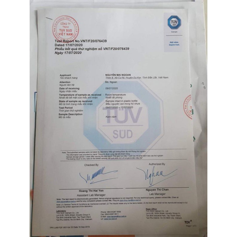 Kem nám đông y Thảo Mộc Linh hiệu quả