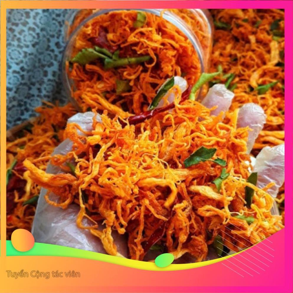 Khô gà lá chanh cay hàng xuất khẩu 100gr