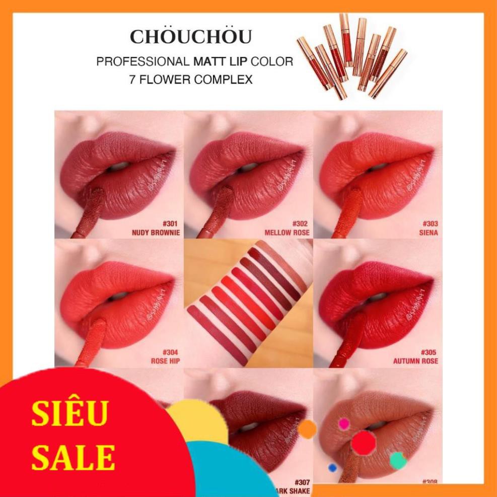 FreeShip Giá Sốc -  Son Kem Chou Chou Professional Matt Lip Color 2018