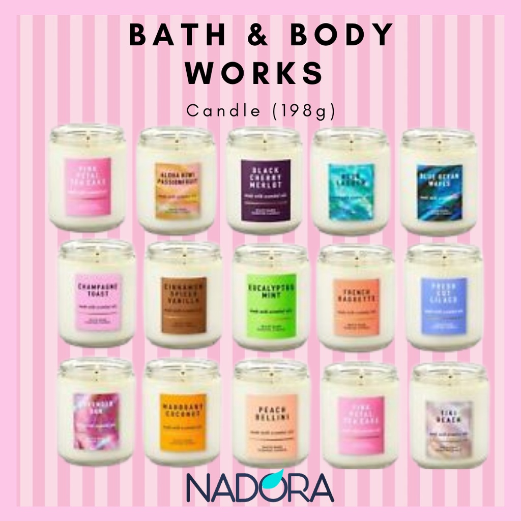 [Link 2/3 - Đủ Mùi] Nến Thơm 1 Bấc Bath And Body Works (198g)