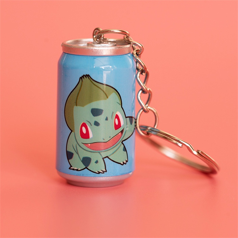 Móc Chìa Khóa Lọ Họa Tiết Hoạt Hình Pokemon Dễ Thương