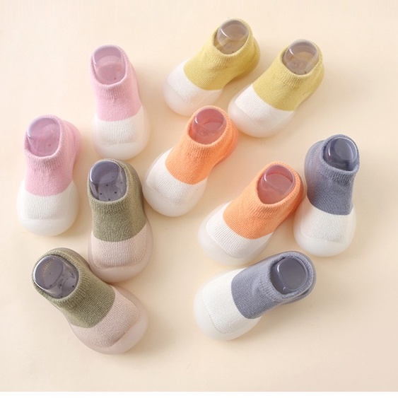 Giày Bún Cho Bé Tập Đi Từ 0-2 Tuổi Co Giãn Đế Mềm Nhẹ Êm Chống Trơn Chống Vấp (G35)