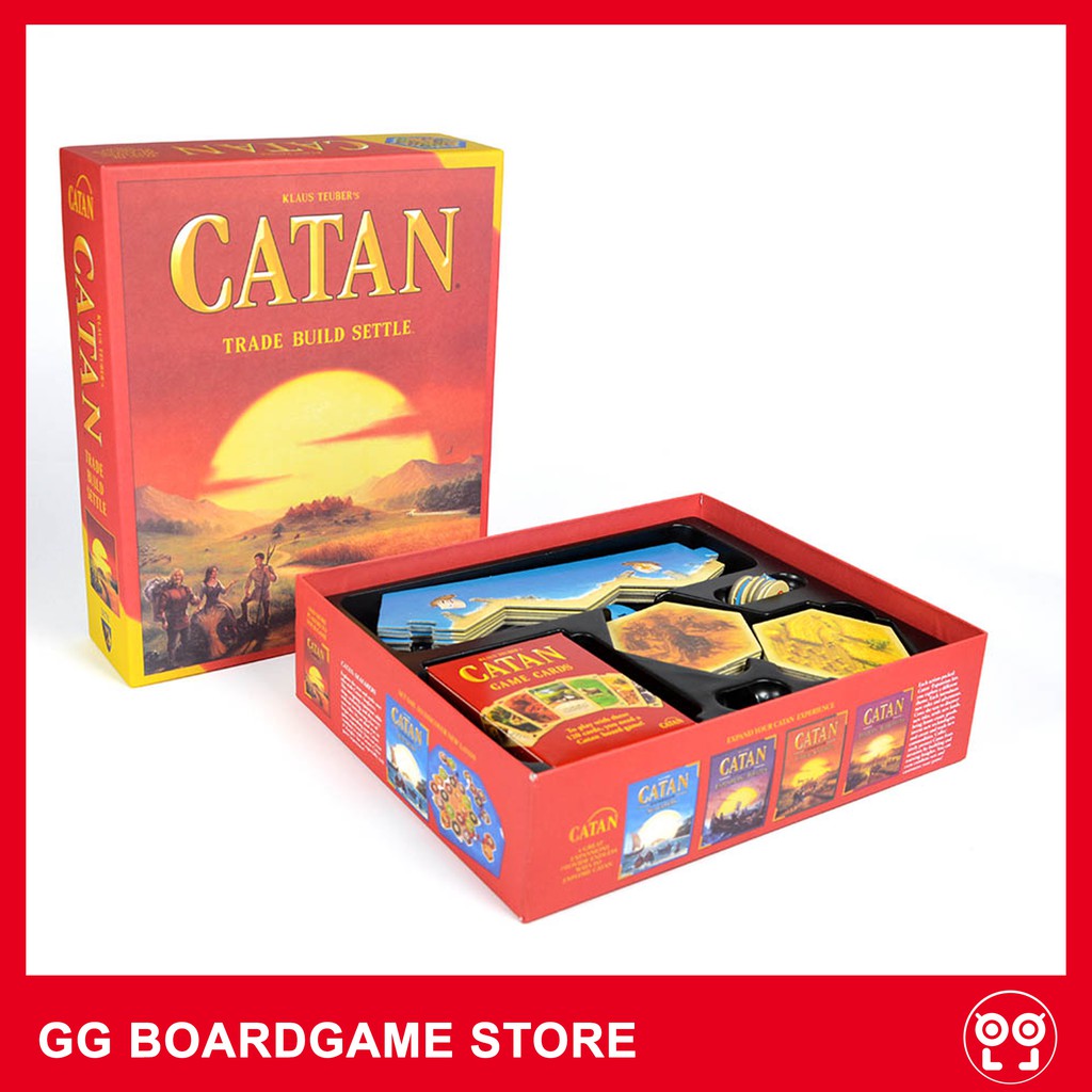 Catan - Xây dựng thành phố - bản tiếng anh cao cấp
