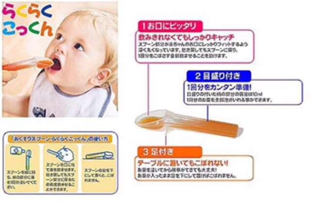 Ninikids: Set 3c thìa uống thuốc chia ml chia vạch đút thuốc cho bé đồ dùng tiện ích