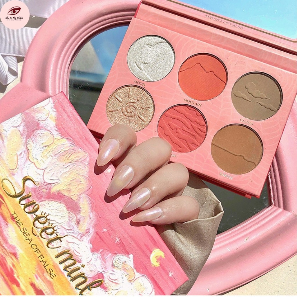 Bảng Phấn Sweet Mint Hồng Siêu Tiện Dụng Kết Hợp Phấn Mắt + Phấn Má + Tạo Khối | BigBuy360 - bigbuy360.vn
