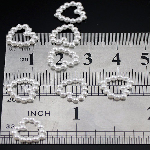 Set 200 hạt ngọc trai giả 11mm màu trắng trang trí mặt lưng điện thoại