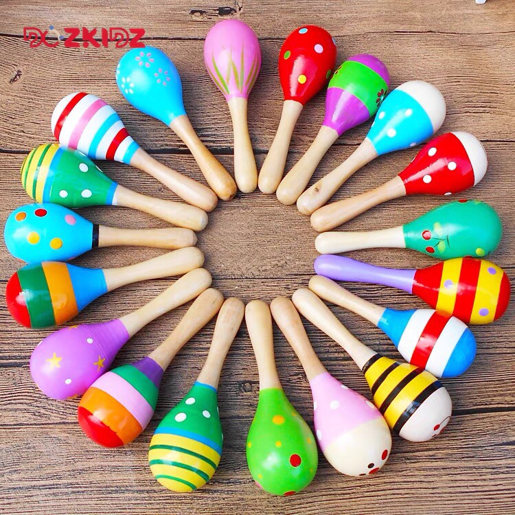Đồ chơi âm nhạc các loại Maracas, phát triển cảm quan cho bé từ 0 tuổi trở lên - DOZKIDZ