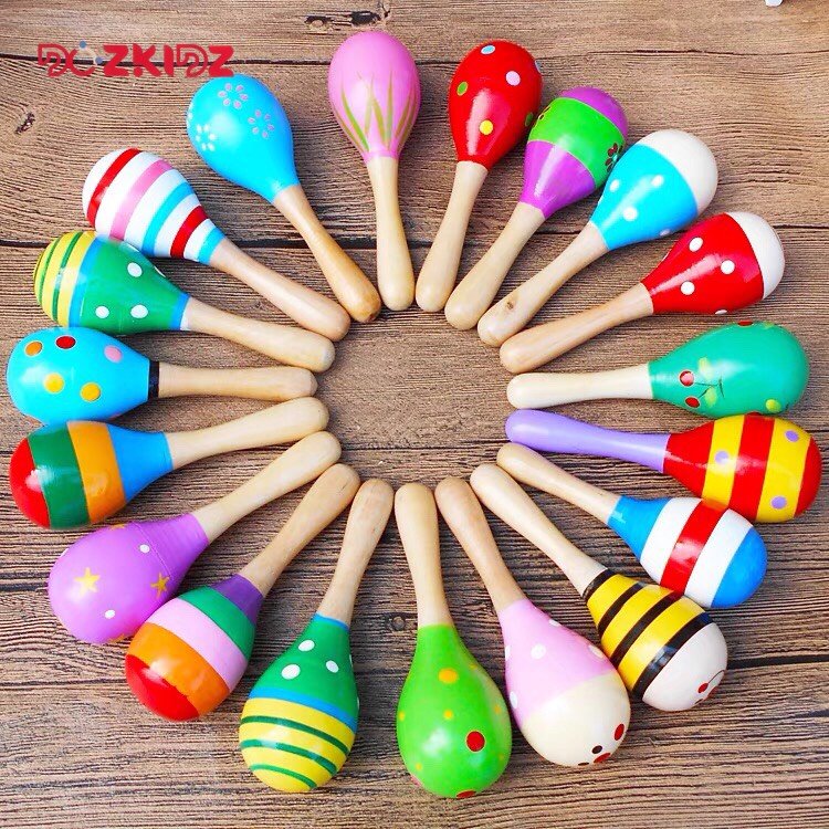 Đồ chơi âm nhạc các loại Maracas, phát triển cảm quan cho bé từ 0 tuổi trở lên - DOZKIDZ