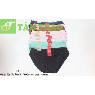 Quần lót nữ Thái Lan No'bra 1199 cotton trơn 1 màu