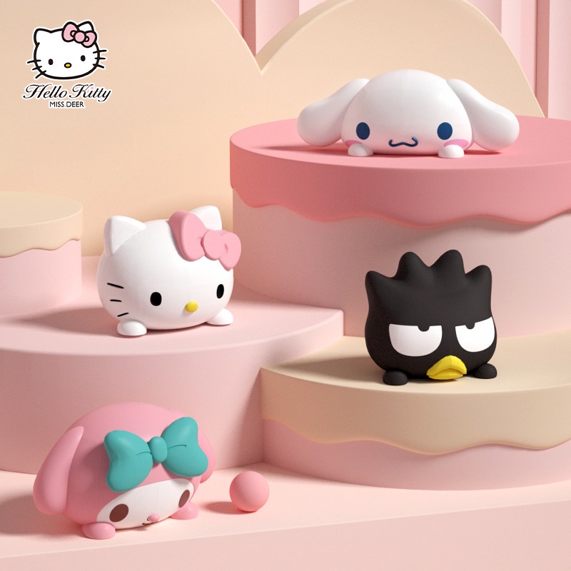 Búp Bê Hello Kitty Kuromi Dễ Thương Dùng Trang Trí Xe Hơi