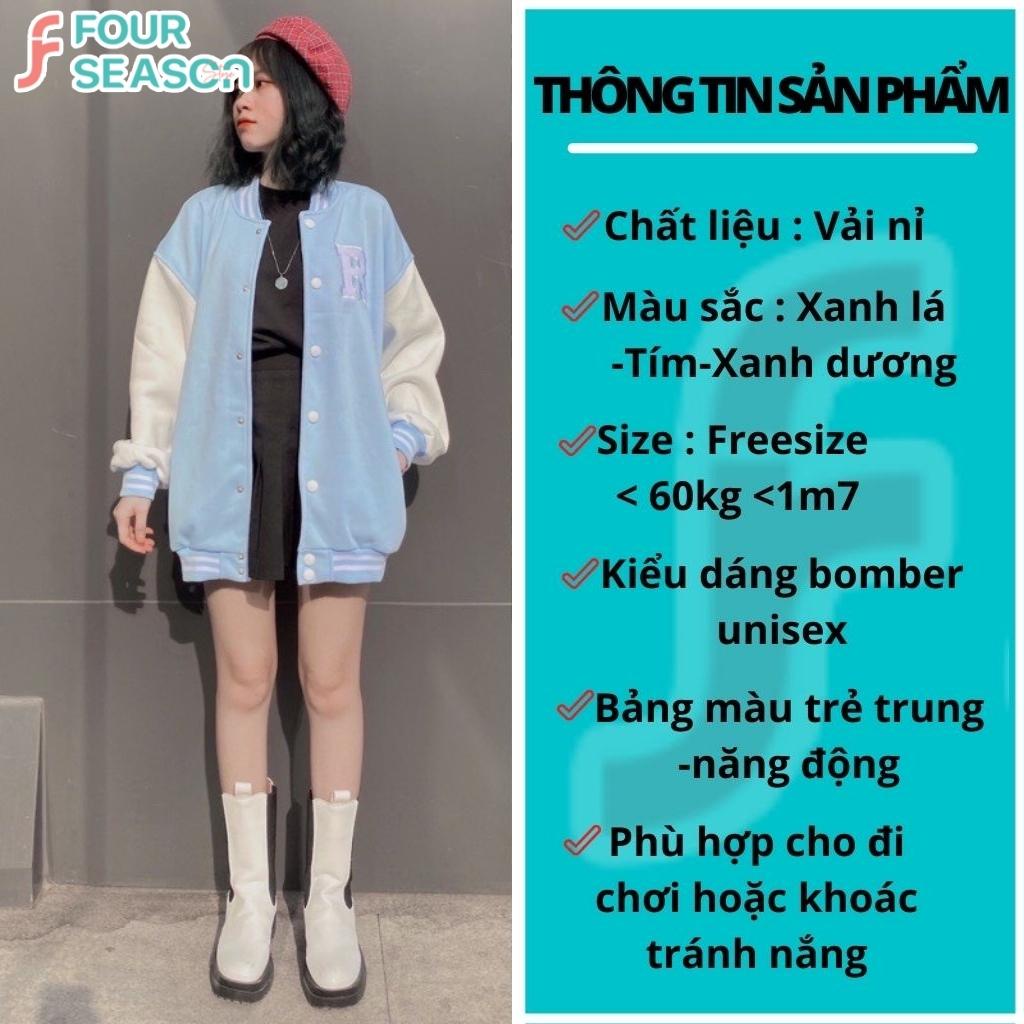 Áo bomber nỉ unisex form rộng R BBN01 FS cardigan hottrend streetstyle nam nữ hợp thời trang