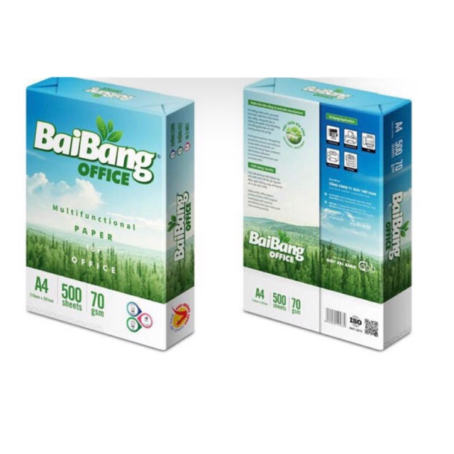Giấy in A4 Bãi Bằng 70gsm