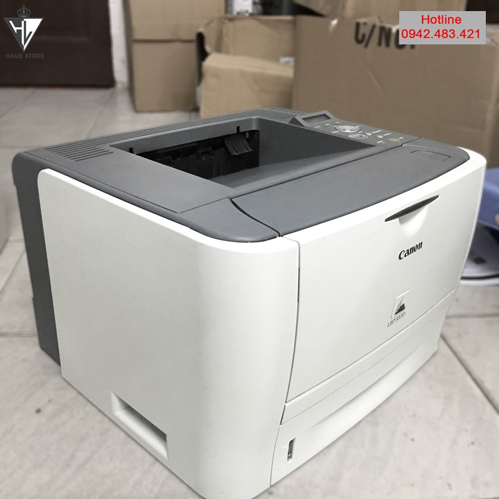 [Ảnh thật]  Máy in cũ hai mặt Canon LBP 3370 khổ A4 + Tặng kèm hộp mực mới + dây nguồn + cáp kết nối | BigBuy360 - bigbuy360.vn