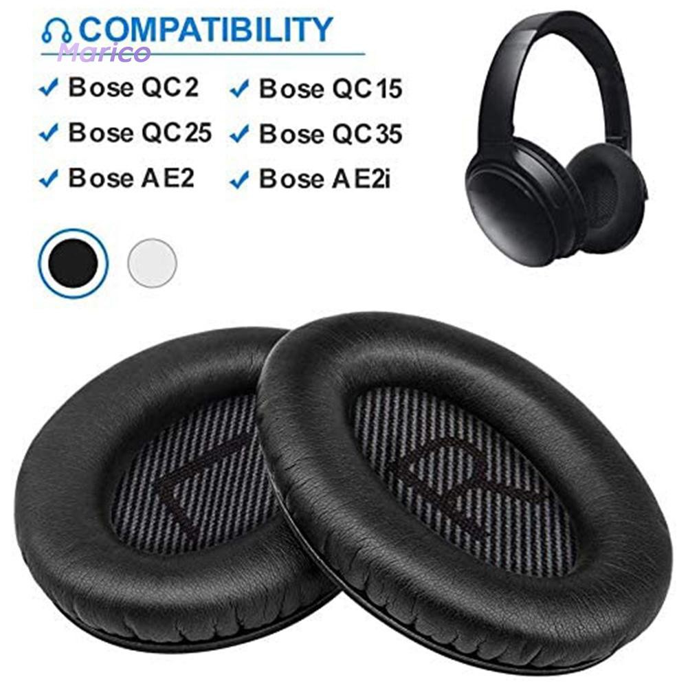 Set 2 Miếng Đệm Tai Nghe Bose Qc2 / Qc15 / Qc25 / Qc35 / Ae / 2 / 2i / 2w