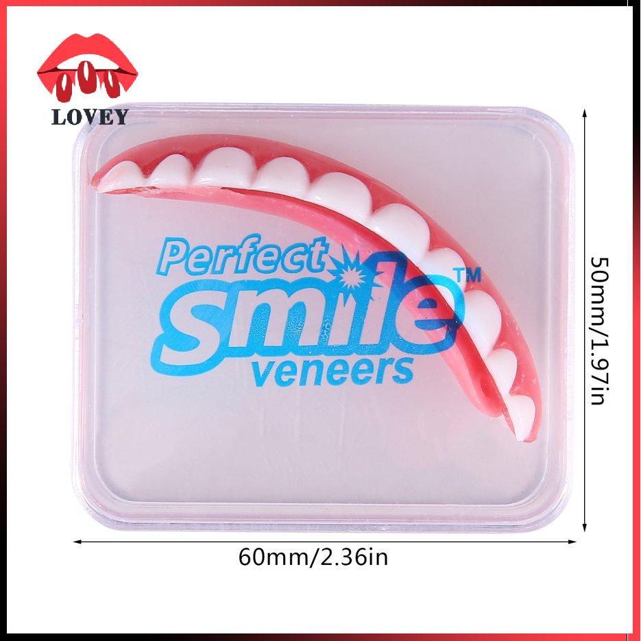 [Hàng mới về] Miếng dán răng giả bằng silicon dành cho người lớn mang lại nụ cười hoàn hảo tức thì lovey