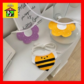 🎀 Yếm Đeo Cổ Chó Mèo / Khăn Yếm Quàng Cổ Chống Rơi Vãi Thức Ăn Hàn Quốc