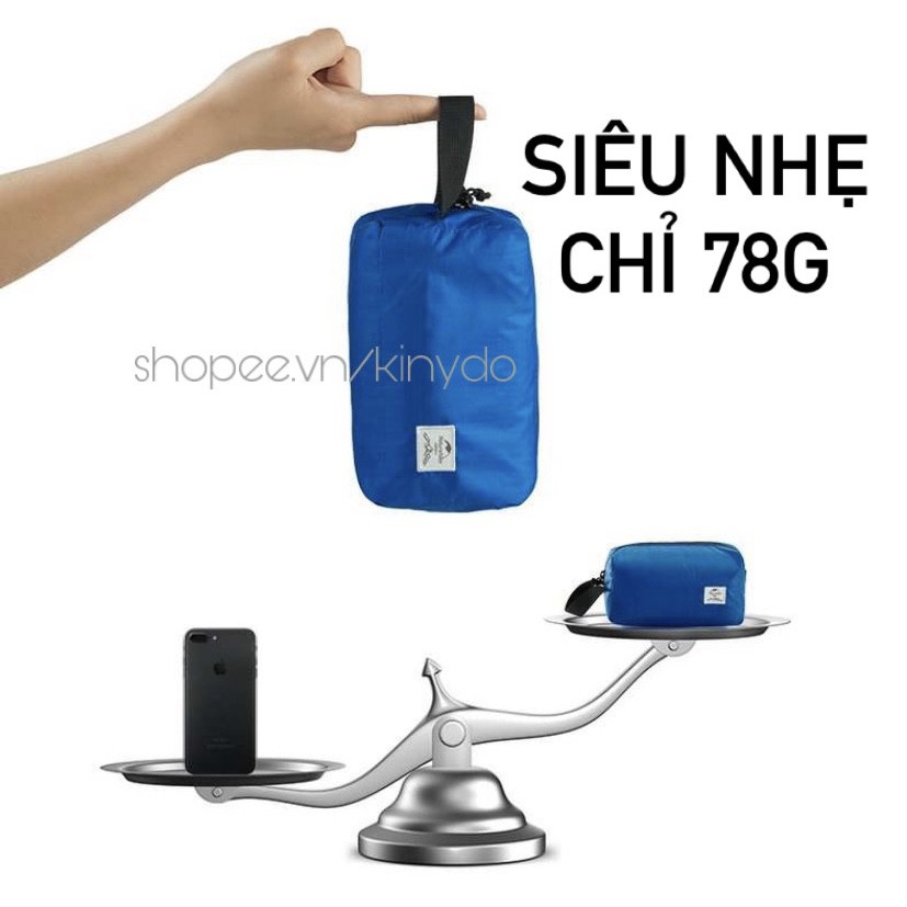 SET 3 TÚI ĐỰNG ĐỒ CÁ NHÂN DU LỊCH XÁCH TAY GẤP GỌN KHÔNG THẤM NƯỚC SIÊU NHẸ TIỆN LỢI NATUREHIKE NH18S003-B