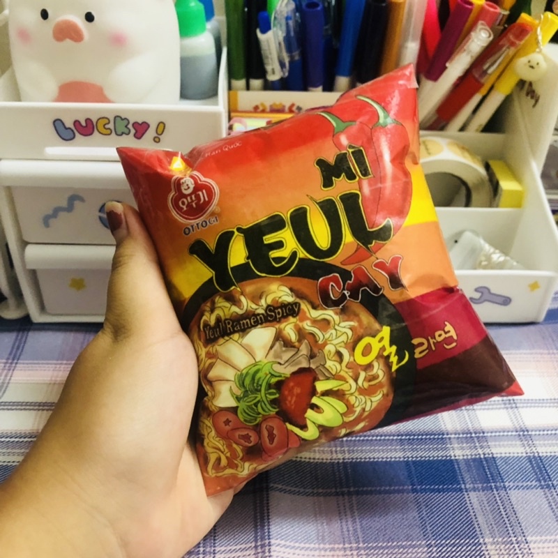 Squishy giấy Handmade Mì cay 🇰🇷 🌶
