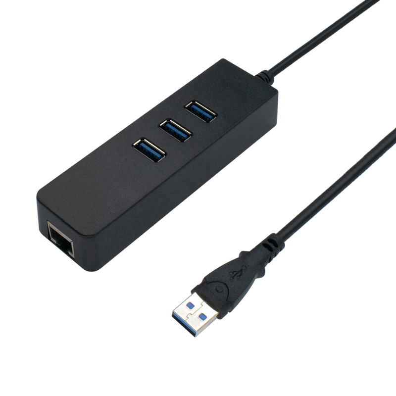 Bộ điều hợp mạng LAN có dây USB 3.0 3 cổng chuyển đổi Gigabit Ethernet 10Gbps USB sang RJ45