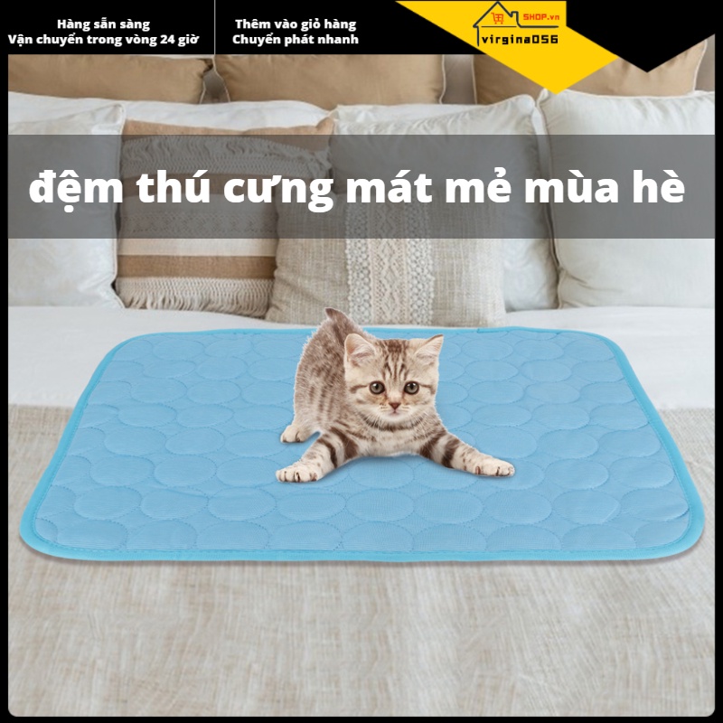 Hàng Hot Thảm làm mát cho chó mèo Pet Pet Self Pillow Giường mùa hè thời tiết nóng Hàng giao ngayVirgina056