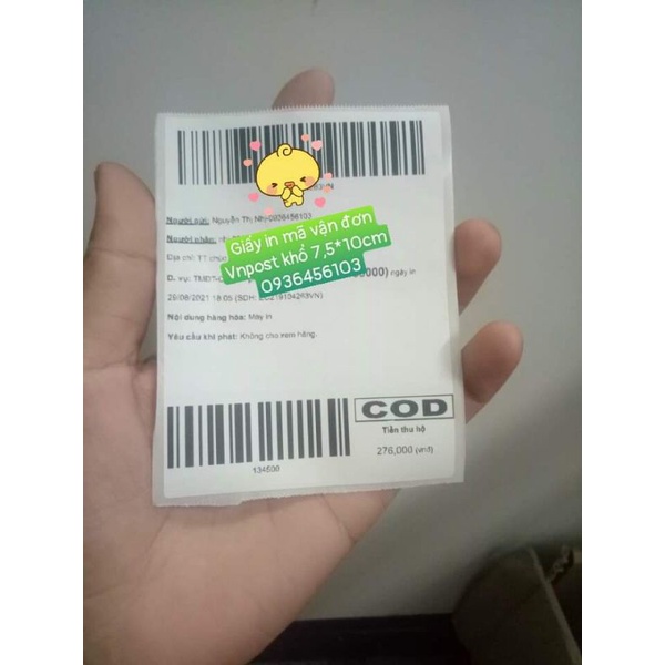 Thùng 50 cuộn Giấy in nhiệt A7 khổ 75*100mm 30m - In đơn Shopee Sàn TMĐT và các bên giao hàng