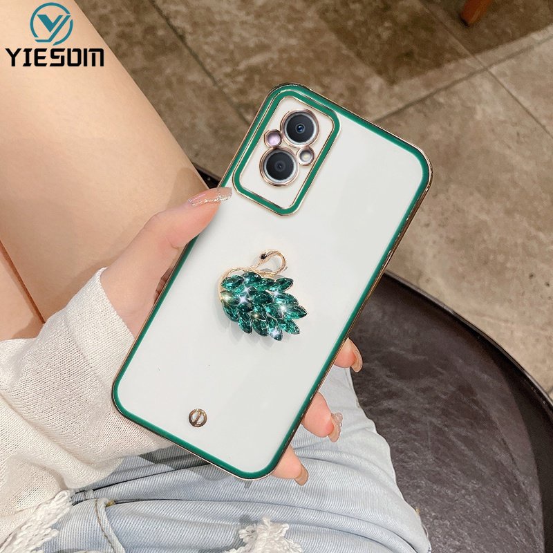 Ốp Điện Thoại Silicon Mềm Trong Suốt Đính Kim Tuyến Sang Trọng Cho OPPO Reno 7Z 7 4G 6 5G 5F
