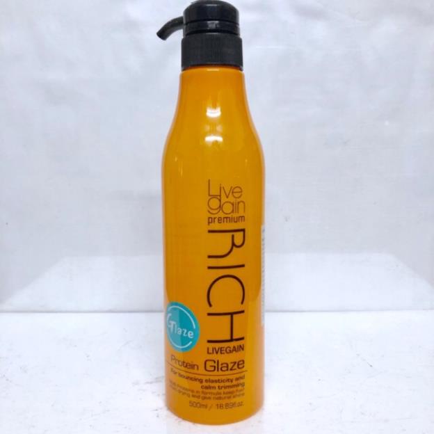 Gel mềm tạo kiểu tóc Livegain Rich Hair Glaze Hàn Quốc 500ml  M1
