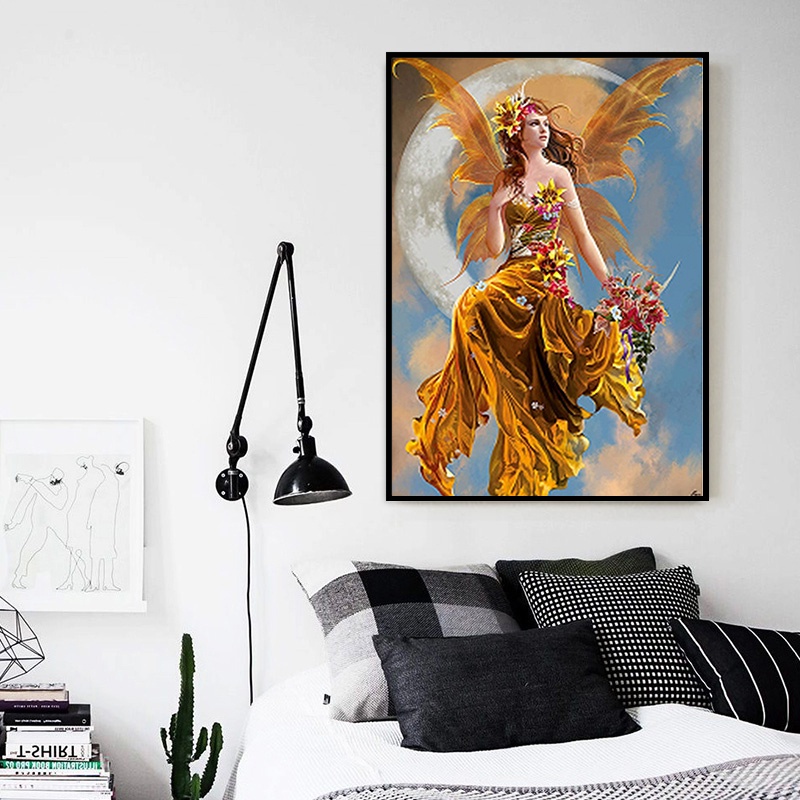 Bộ Dụng Cụ Vẽ Tranh Sơn Dầu Trên Vải Canvas 40*50CM JP6 Tiện Dụng