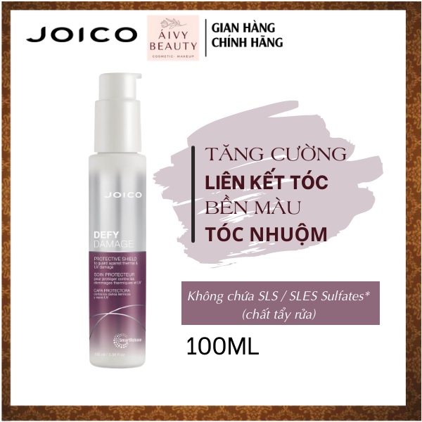 Xịt Dưỡng Ngăn Ngừa Và Chống Hư Tổn Giữ Màu Tóc Nhuộm JOICO Defy Damage Protective Shield 100ml