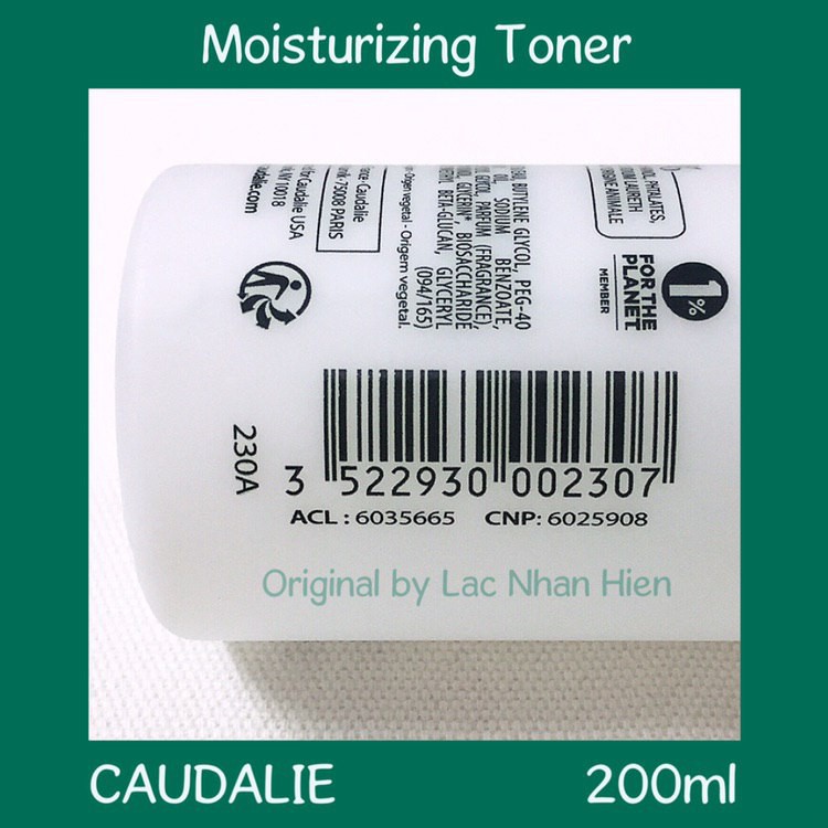 TONER CAUDALIE DƯỠNG ẨM CHO MỌI LOẠI DA ❤ CAUDALIE MOISTURIZING TONER