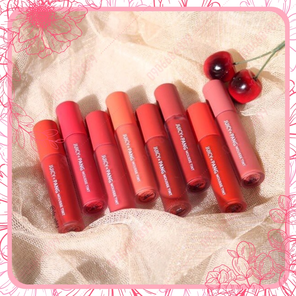 Son kem siêu mịn 💎 A'PIEU JUICY PANG MOUSSE TINT - LÔ SX 07/2020 💎 5.5g - PK02