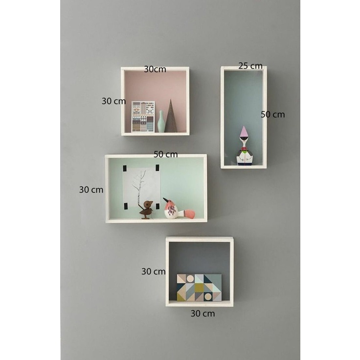 Kệ gỗ treo tường xinh xắn, trang trí căn phòng trở nên hiện đại, gọn hàng, đầy đủ phụ kiện lắp ráp, kích thước đa dạng