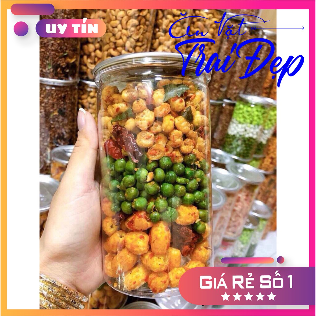 Đậu Mix Nui / Đậu Phộng / Bim Bim Hủ pet 400g - Trai Đẹp Snack