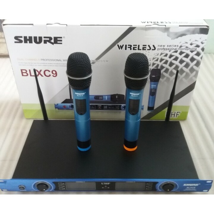 Micro Shure BLX C9 không dây _ Bộ Mic BLXC9 hát karaoke _ Nhật Việt official .