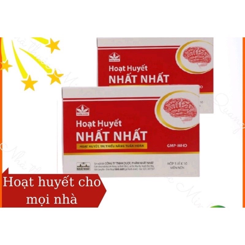 HOẠT HUYẾT NHẤT NHẤT- hộp 30 viên