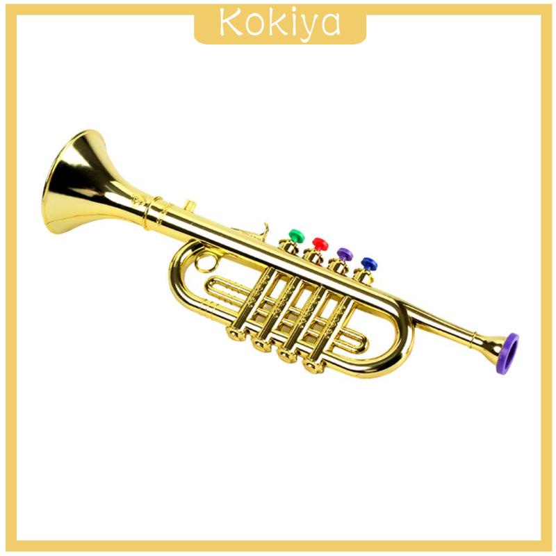 Kèn trumpet đồ chơi 3 phím nhiều màu sắc cho bé