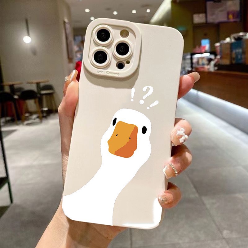 Ốp Điện Thoại Silicon Mềm Chống Sốc Họa Tiết Dễ Thương Cho IPhone 14 13 12 11 Pro Max Plus XS X XR