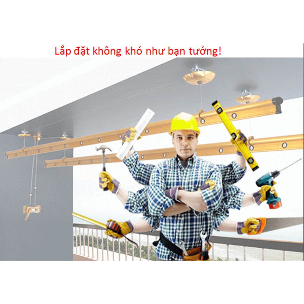 Bộ linh kiện giàn phơi thông minh GPMS9