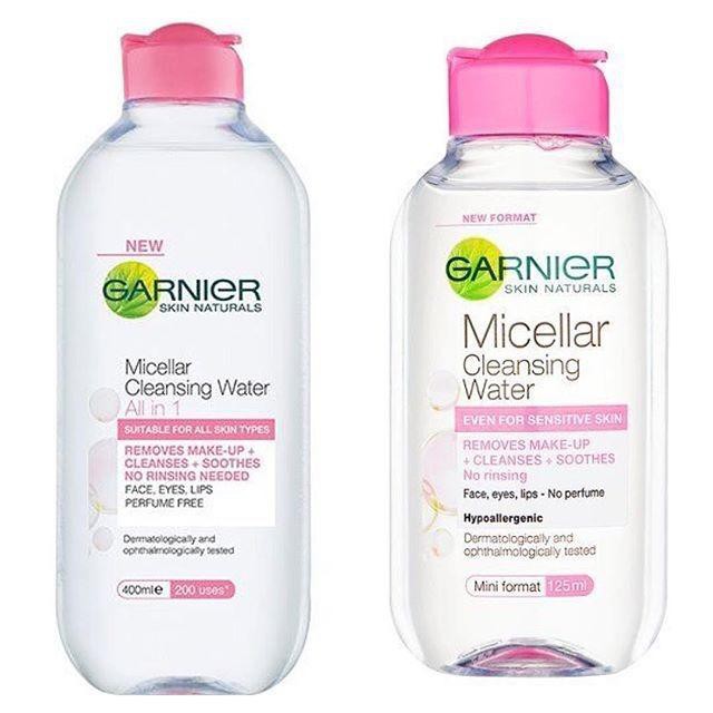 Nước tẩy trang không cồn Garnier Skin Naturals dành cho da nhạy cảm 400ml
