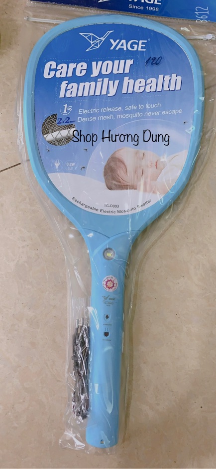 Vợt muỗi Thái Yage YG-D003 sạc cắm rời