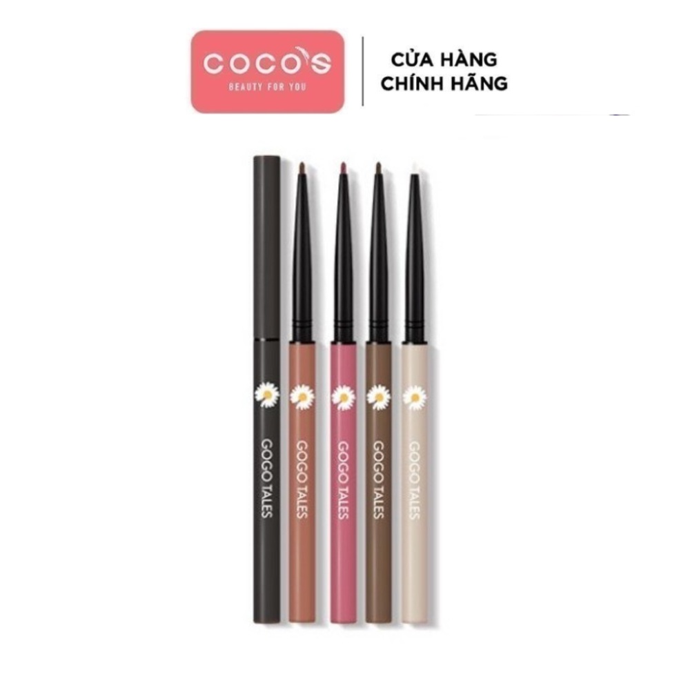 Chì Kẻ Mắt Sắc Mảnh Lâu Trôi Không Thấm Nước Họa Tiết Hoa Cúc Gogo Tales 0.1g
