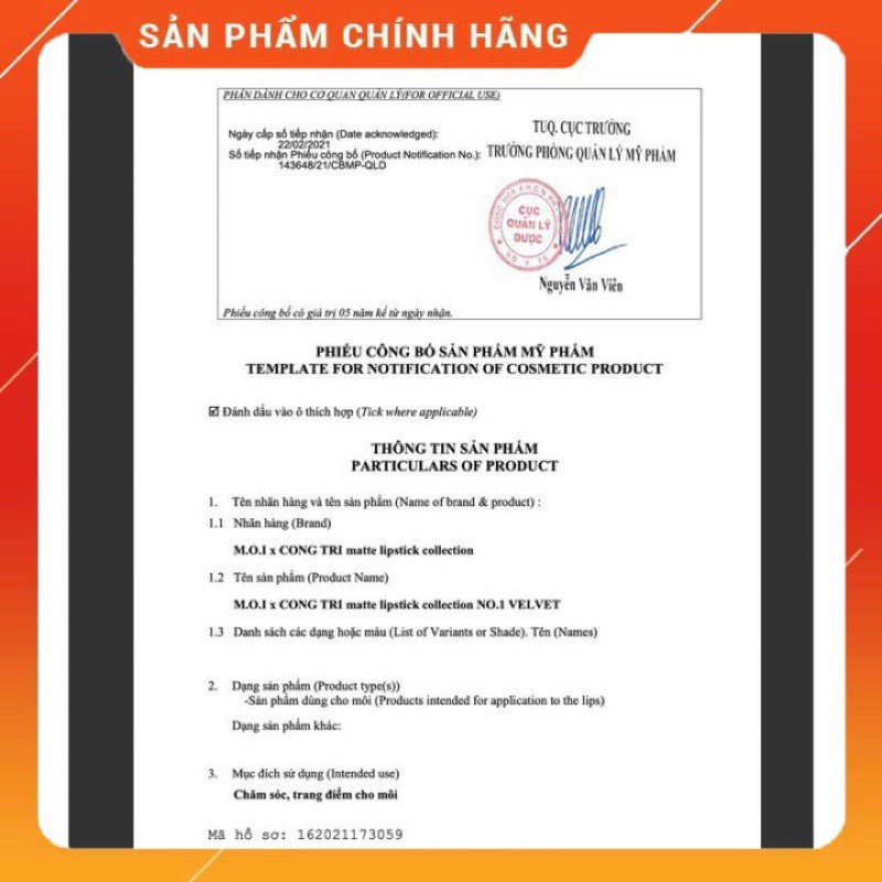 SON M.O.I x CÔNG TRÍ👉FREESHIP👏 SON LÌ MỀM MỊN,LÊN MÀU CHUẨN | BigBuy360 - bigbuy360.vn