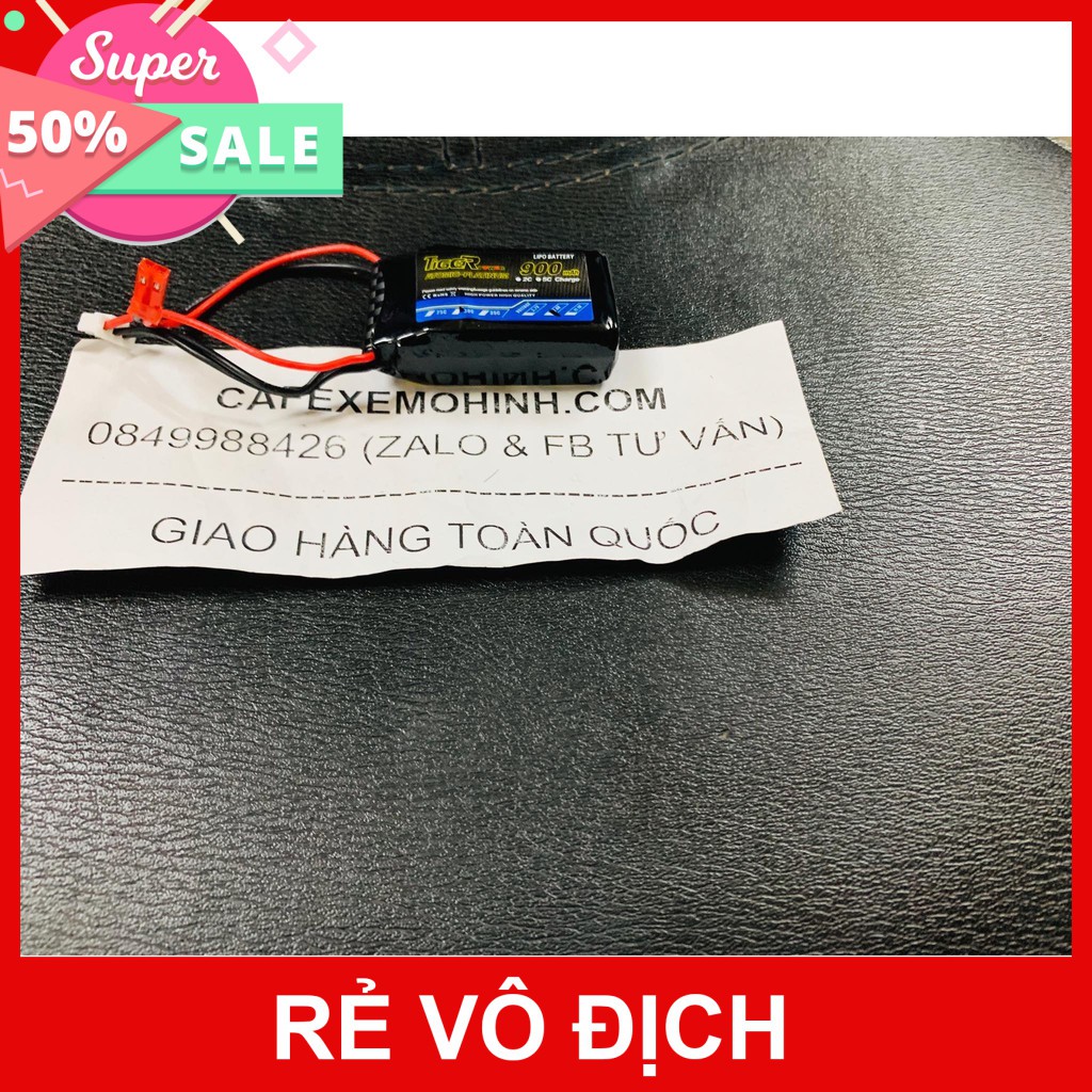 pin lipo 2s 900mah 30c 7.4v chuyên dùng cho đồ chơi rc hoặc chế pin cho bộ điều khiển rc xài jack JST