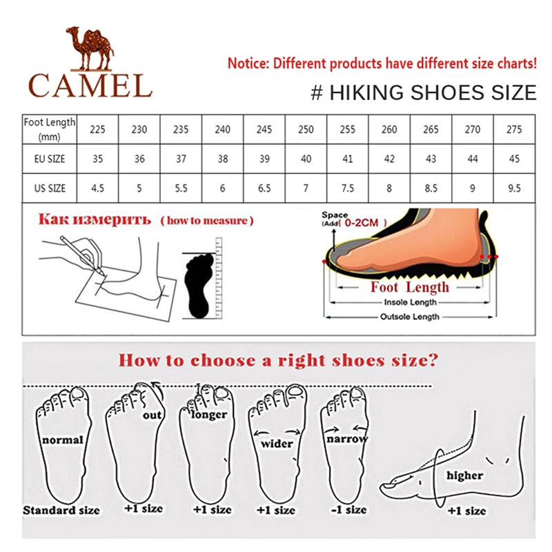 Giày thể thao leo núi CAMEL phối lưới thoáng khí năng động thời trang nam tính
