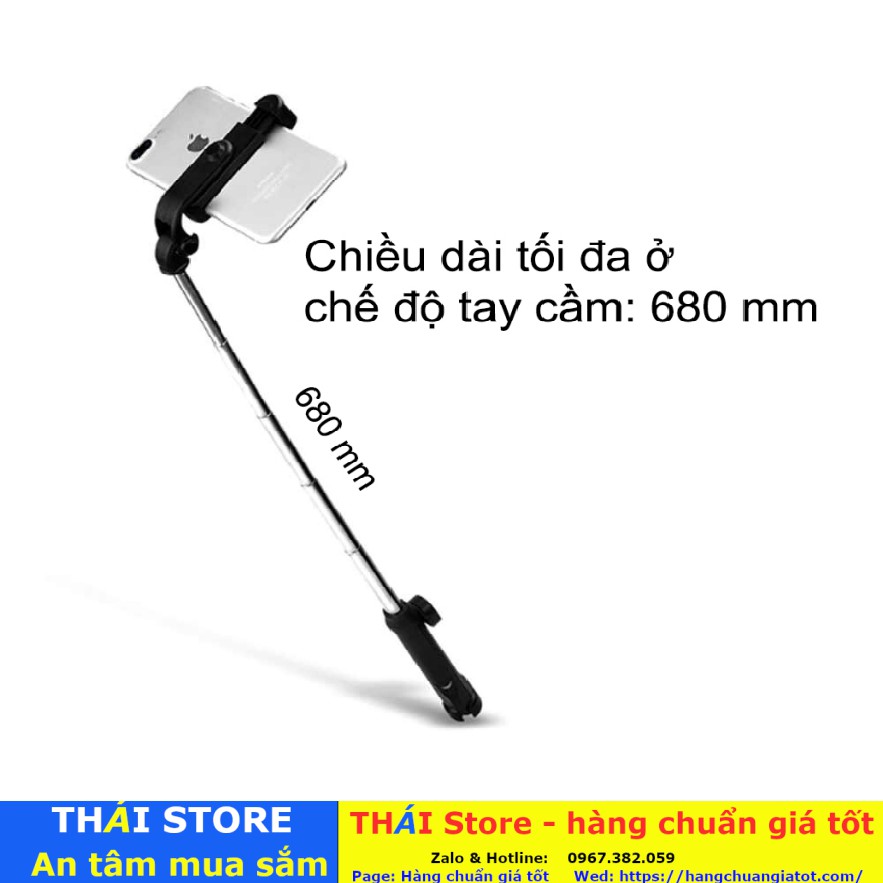 Gậy Chụp Ảnh Tự Sướng XT09 3in1, có Bluetooth ,3 Chân Đa Năng, Chụp Hình Selfie, Giá đỡ điện thoại livestream (Mã GA 01)