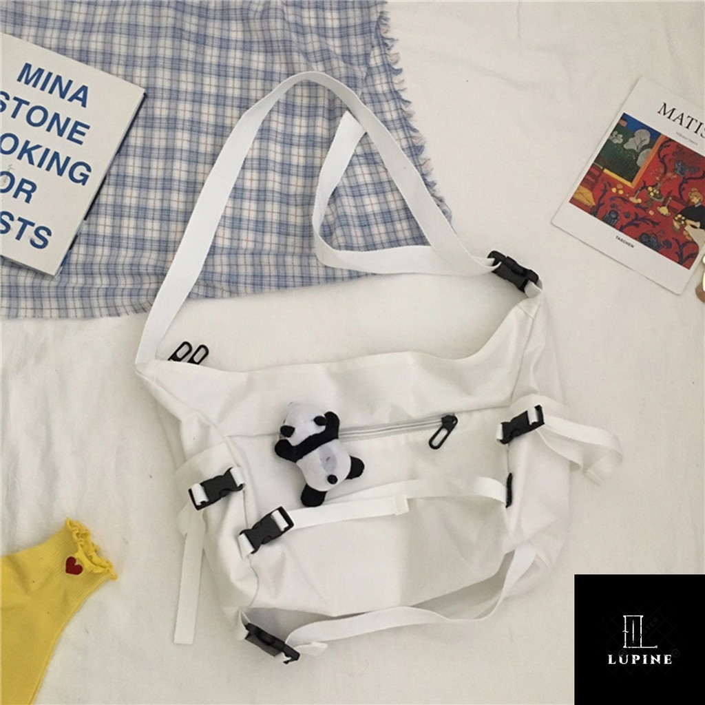 TÚI ĐEO CHÉO NỮ VẢI CANVAS THỜI TRANG HÀNG QUẢNG CHÂU ĐI HỌC ĐI CHƠI