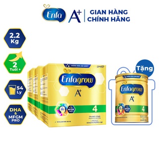 Combo 3 hộp Sữa Bột Enfagrow A+ 4 2.2kg (2-6 tuổi)