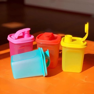 Bình Nước Slim Line 350ml Tupperware - Bình Detox Tup nắp bật nhựa nguyên sinh