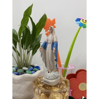 208. Đức Mẹ ban ơn gốm sứ 11cm