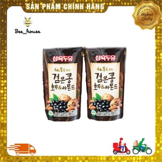 Sữa nước óc chó đậu đen hạnh nhân SAHMYOOK Hàn Quốc túi lẻ 195ml - 𝐁𝐞𝐞 𝐡𝐨𝐮𝐬𝐞